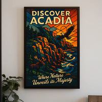 Discover Acadia Poster
