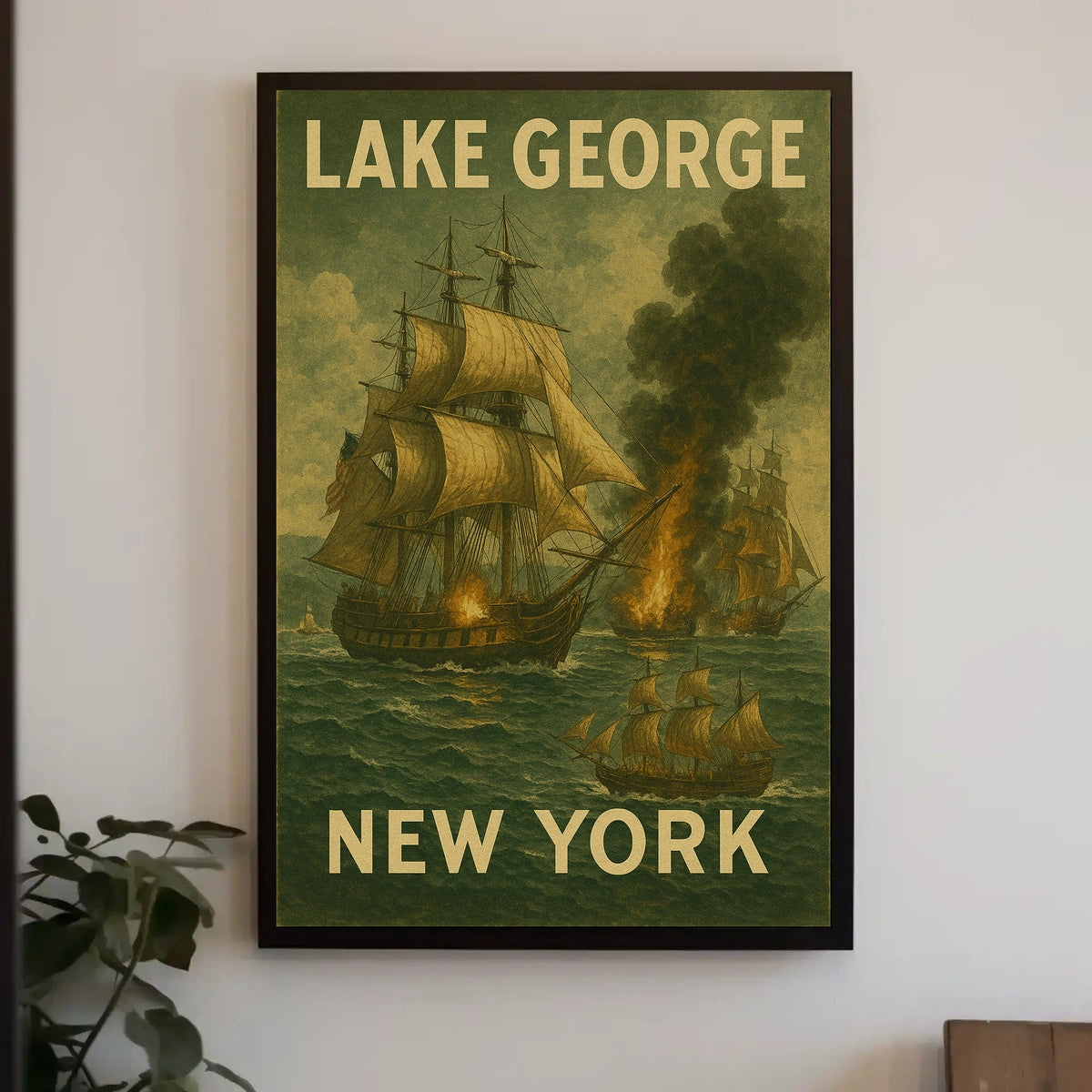 Lake George Maritime Scene Poster