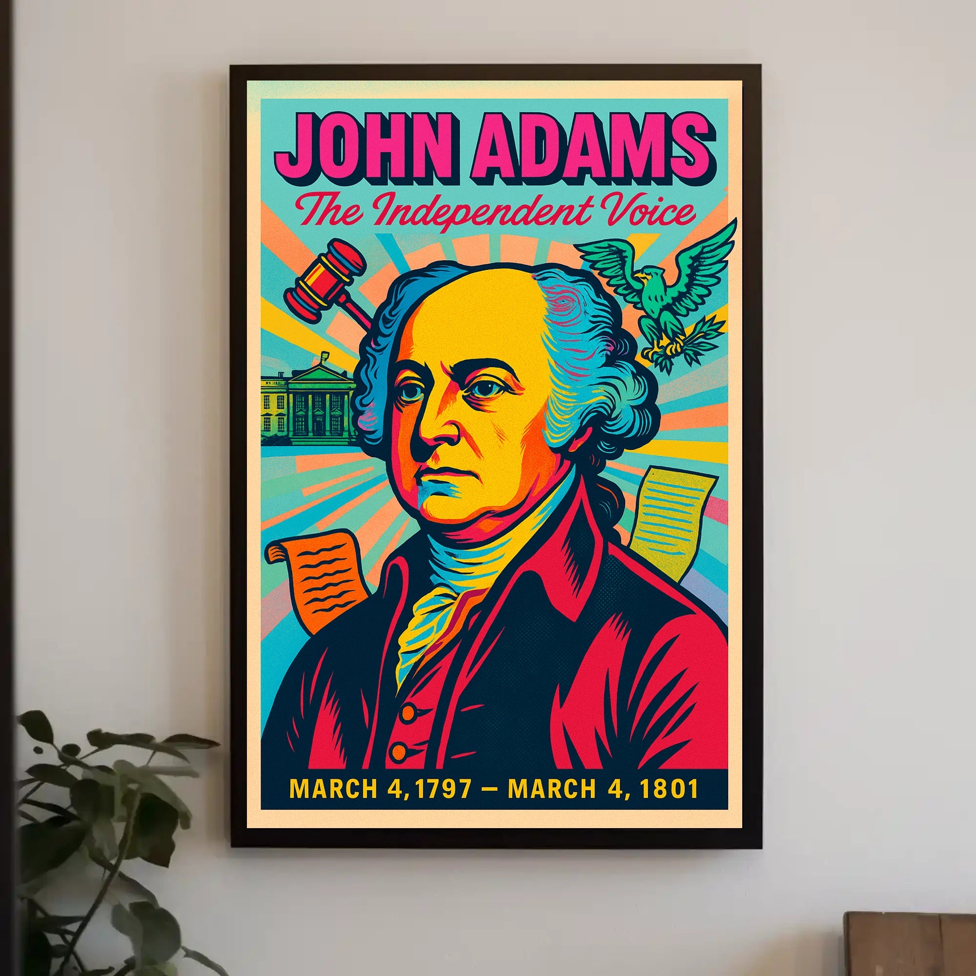 John Adams The Independent Voice Poster PosterGoat