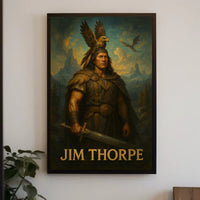 Jim Thorpe Legendary Figure Poster