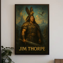 Jim Thorpe Legendary Figure Poster