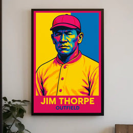 Jim Thorpe Outfield Poster