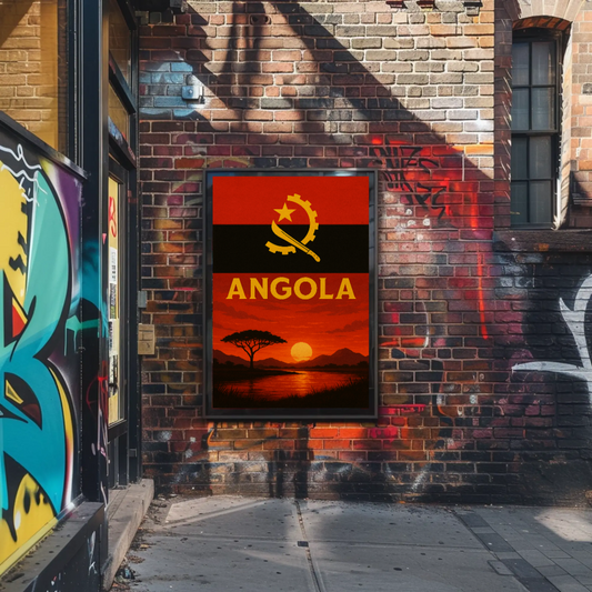 Angola Cultural Revolution Pride Heritage Poster