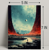 Cosmic Landscape Exploration Poster PosterGoat