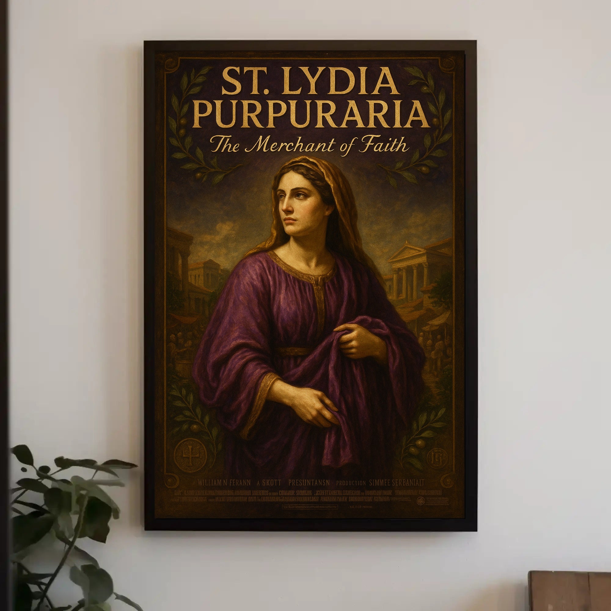 St. Lydia Purpuraria The Merchant Of Poster