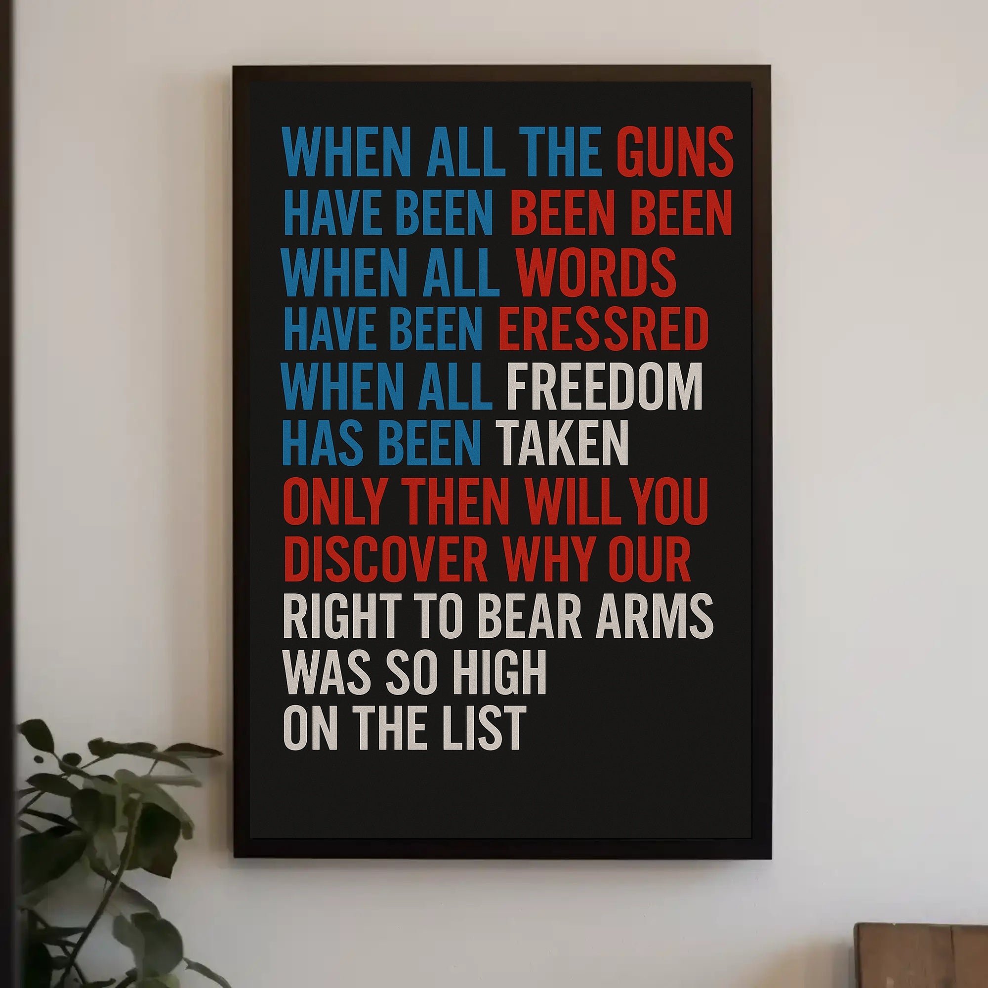 The Right to Bear Arms Poster PosterGoat