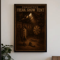 Forgotten Freak Show Tent Poster