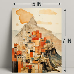 Urban Mountain Dreamscape Poster