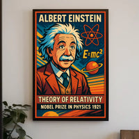 Albert Einstein Theory Of Relativity Poster