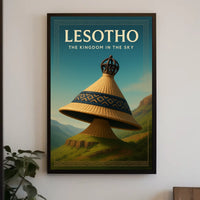 Lesotho The Kingdom In The Sky Poster