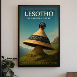 Lesotho The Kingdom In The Sky Poster