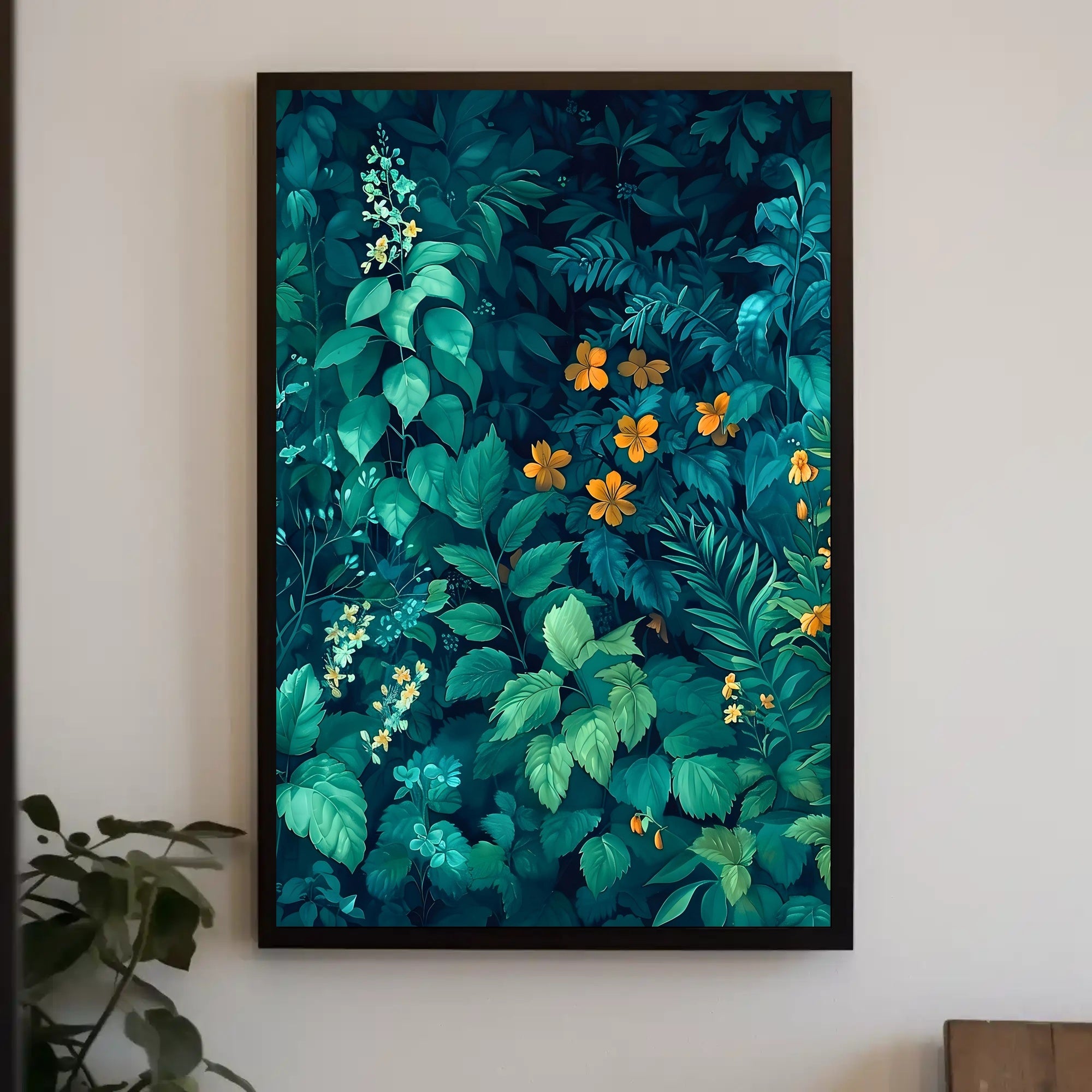 Verdant Serenity Wall Art Print for Home Decor