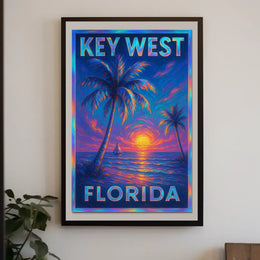 Key West Sunset Poster