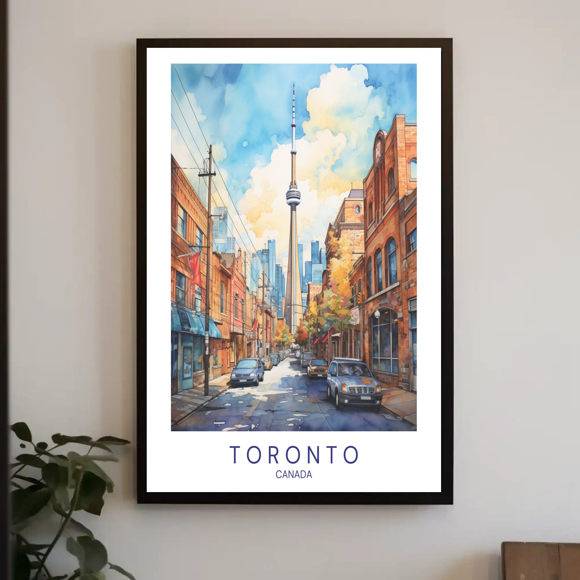 Toronto Cityscape Poster PosterGoat