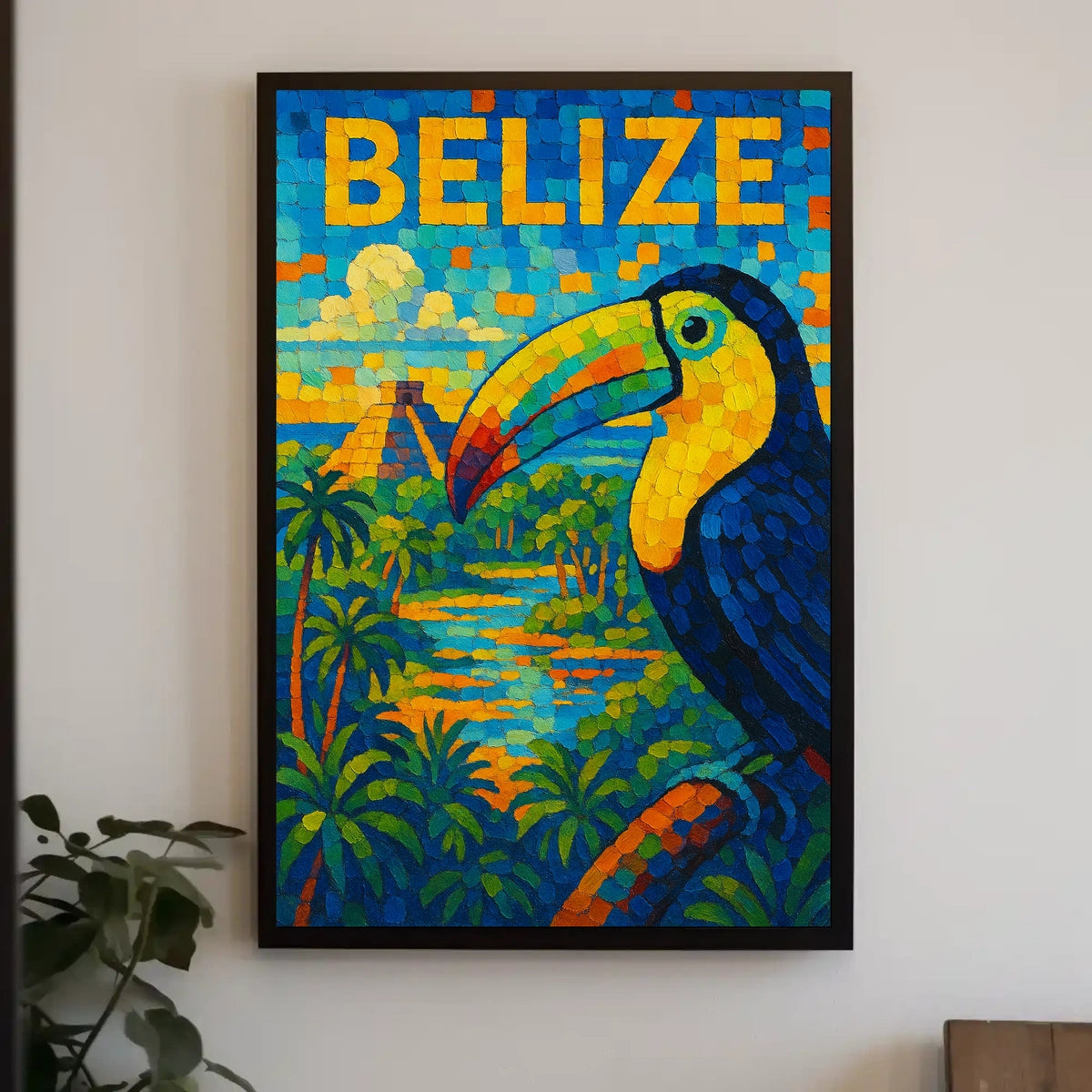 Belize Vibrant Wildlife And Culture Poster
