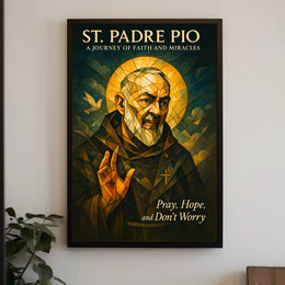 St. Padre Pio A Journey of Faith Poster