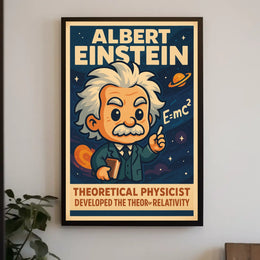 Albert Einstein Theoretical Physicist Poster
