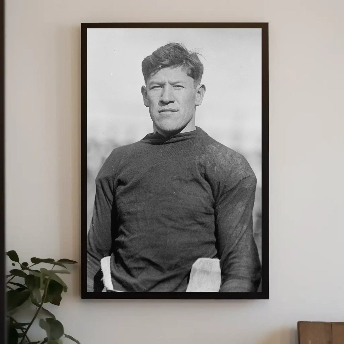 Vintage Athlete Portrait Poster