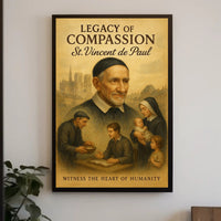 St. Vincent de Paul Compassionate Legacy Historical Poster PosterGoat