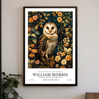 William Morris Nature Exhibition Vintage Artistic Poster
