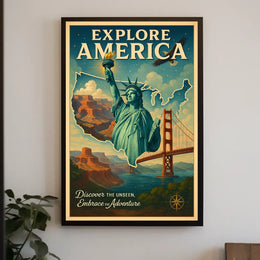 Explore America Poster