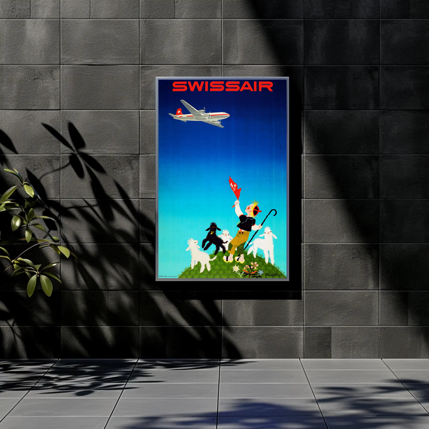 Swissair Travel Poster