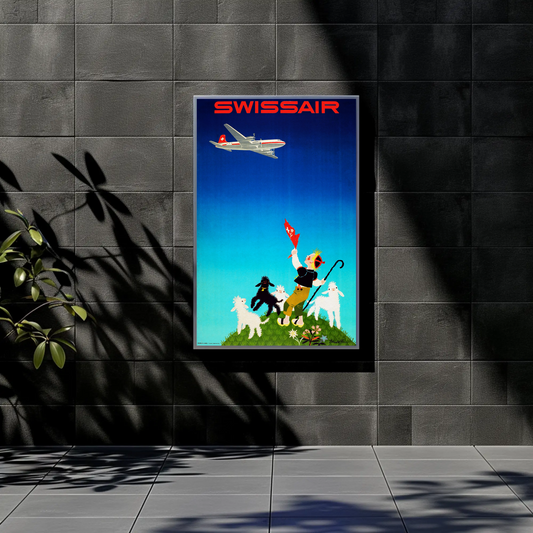 Swissair Travel Poster