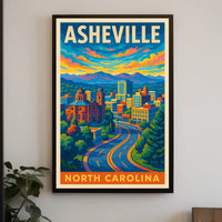 Asheville, North Carolina Poster