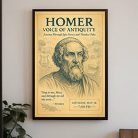 Homer Voice Of Antiquity Poster