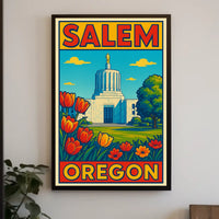 Salem, Oregon A Scenic View Poster