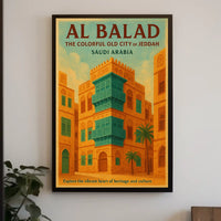 Al Balad The Colorful Old City Of Poster