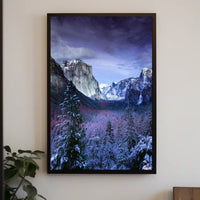 Yosemite Valley Winter Serenity National Park Poster
