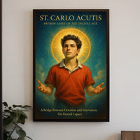 St. Carlo Acutis Patron Saint Of The Poster