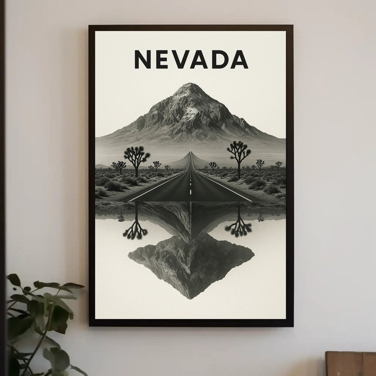 Nevada Landscape Reflection Poster