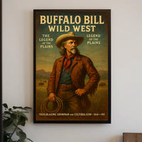 Buffalo Bill Wild West Show Cultural or Heritage Poster