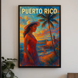 Puerto Rico Tropical Paradise Poster