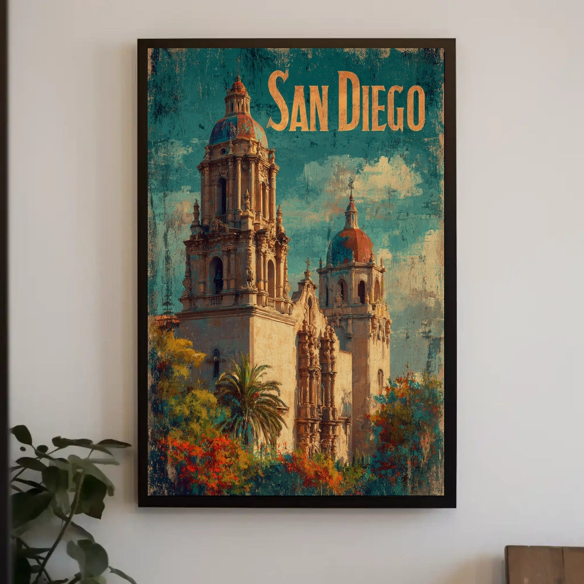 San Diego Architectural Charm Poster