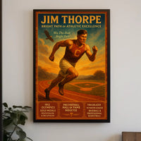 Jim Thorpe: Bright Path of Athletic Excellence Poster