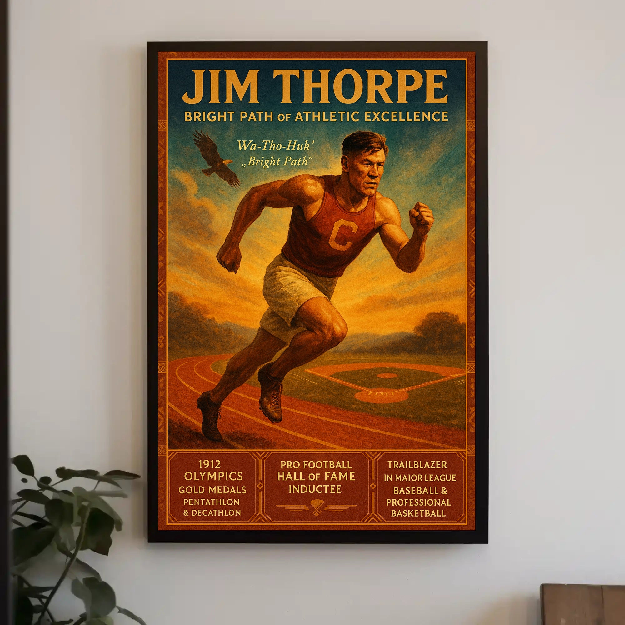 Jim Thorpe: Bright Path of Athletic Excellence Poster