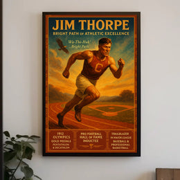Jim Thorpe: Bright Path of Athletic Excellence Poster