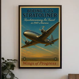 Boeing C-75 Stratoliner Poster