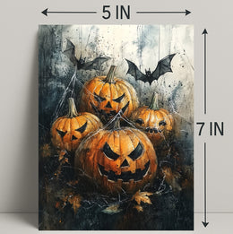 Haunted Pumpkins Poster