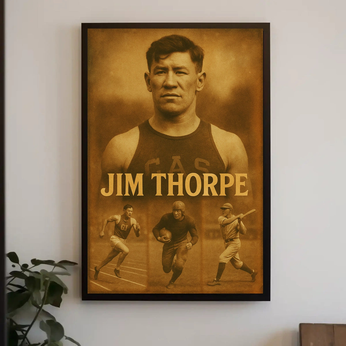 Jim Thorpe Celebrating a Sports Legend Jim Thorpe Poster