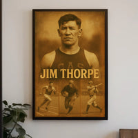 Jim Thorpe Celebrating a Sports Legend Jim Thorpe Poster