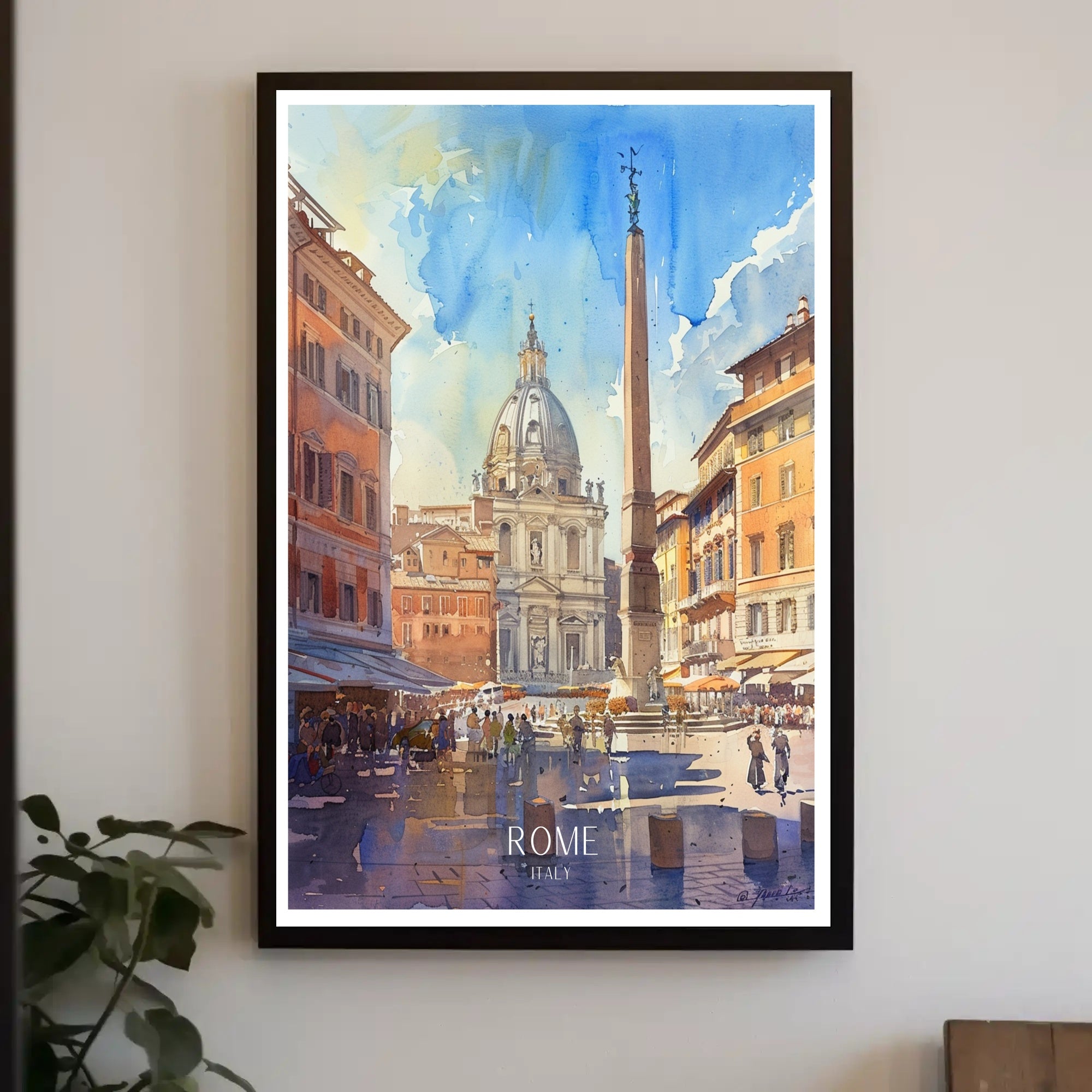 Rome Cityscape Poster PosterGoat