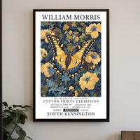 William Morris Butterfly and Floral Heritage Artistic Poster