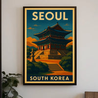Seoul South Korea Poster
