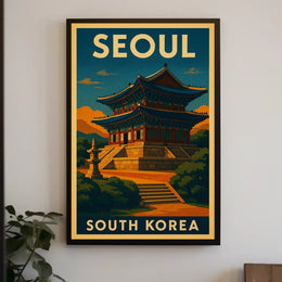 Seoul South Korea Poster