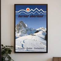 Berner Oberland Winter Wonderland Poster