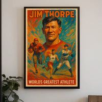 Celebrating Jim Thorpe A Tribute to a Sports Icon Poster